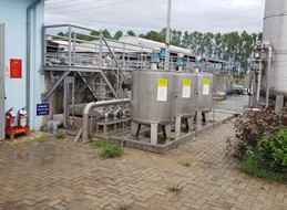 Hệ thống xử lý nước thải của nhà máy xử lý rác